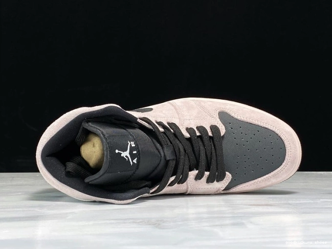 Rep BQ6472-602 Mid Powder Air Jordan Dirty (W) Iridescent 1 0806